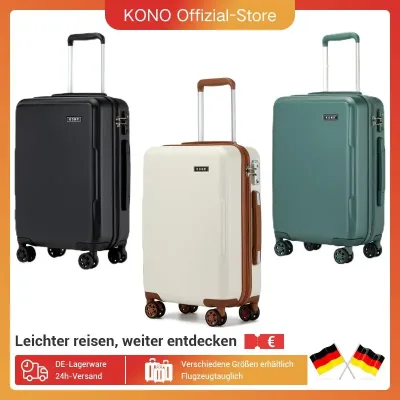 Lot de 3 valises rigides empilables