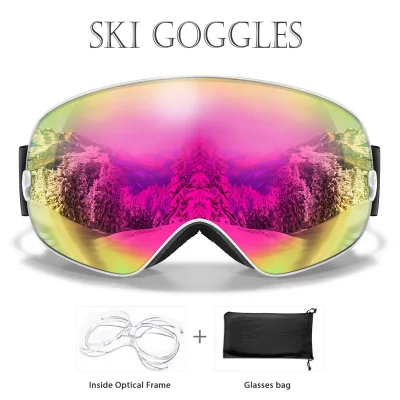 Lunettes de ski anti-buée multicolores – image 2