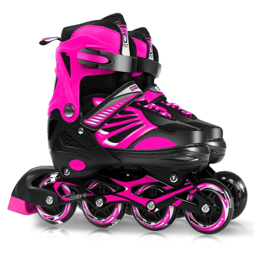 Patins à roulettes lumineux ajustables enfant