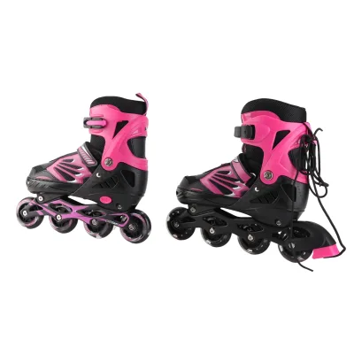 Patins à roulettes lumineux ajustables enfant – image 2