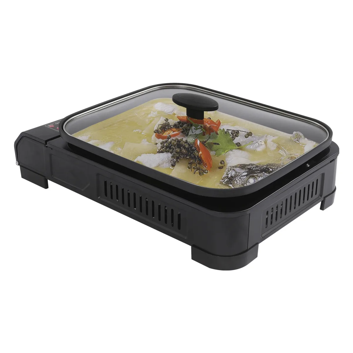 Réchaud à gaz butane portable avec poêle à griller