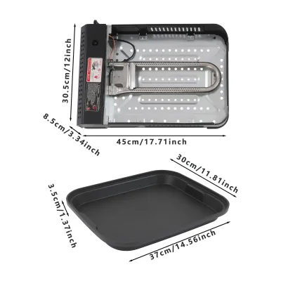 Réchaud à gaz butane portable avec poêle à griller – image 3