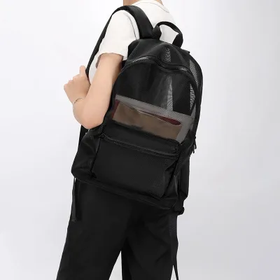 Sac à dos en maille transparente, 20 à 35 L