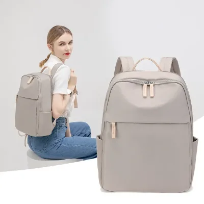 Sac à dos en nylon pour femme, grande capacité – image 3