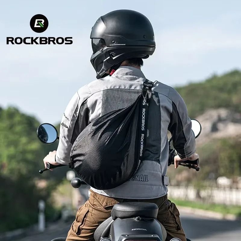 Sac à dos moto réfléchissant pour casque