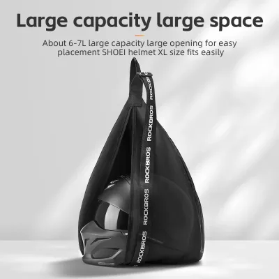 Sac à dos moto réfléchissant pour casque – image 3
