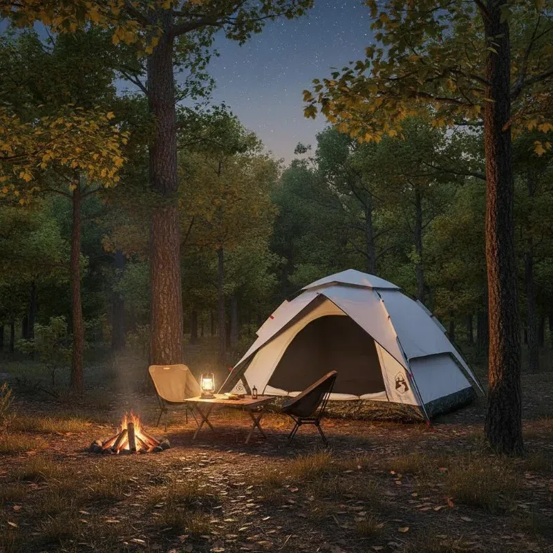 Tente de camping à dôme 4 personnes