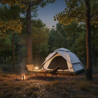 Tente de camping à dôme 4 personnes