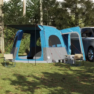 Tente de voiture bleue double toit