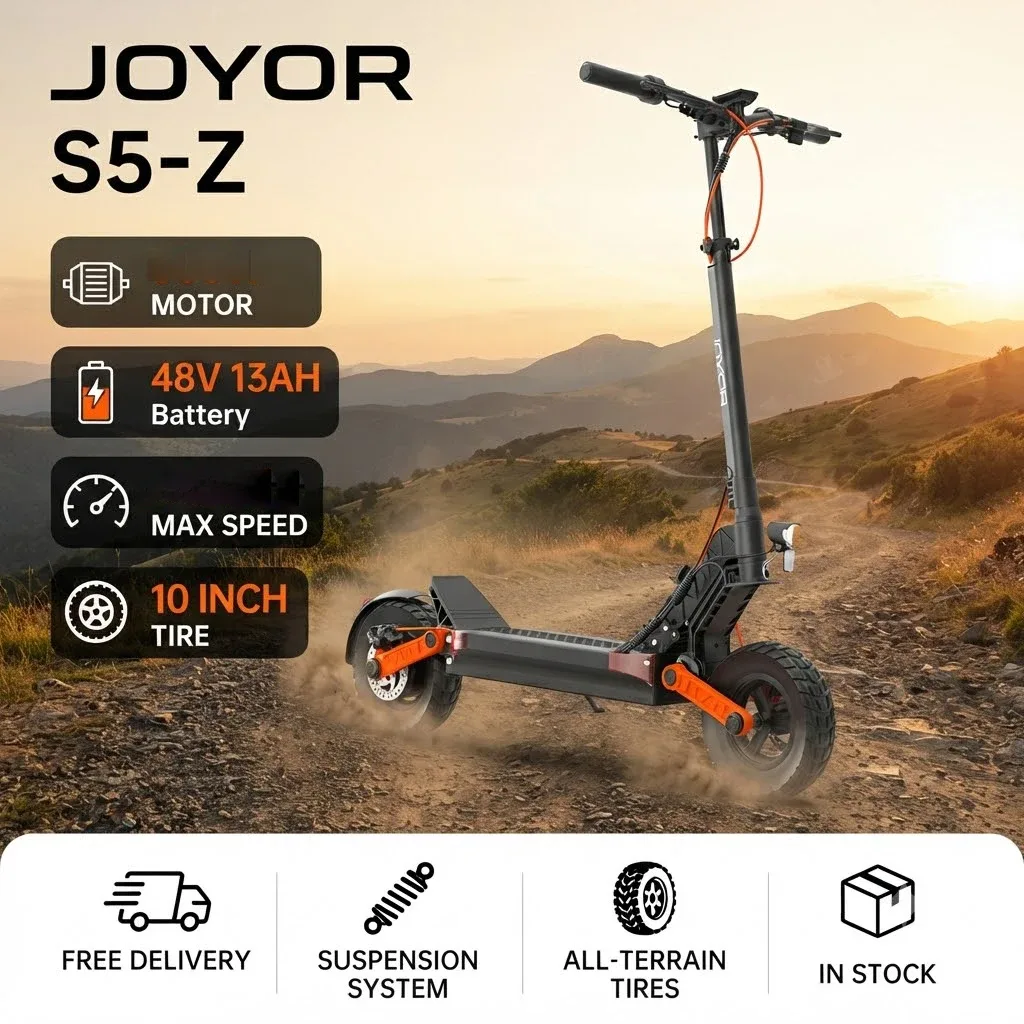 Trottinette électrique pliable 48 V, pneus 25,5 cm