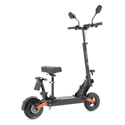 Trottinette électrique pliable avec rétroviseur – image 3