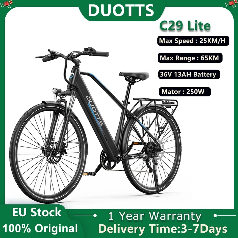 Vélo électrique de ville à double disque