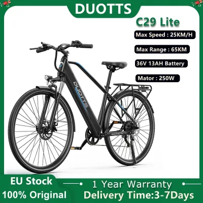 Vélo électrique de ville à double disque