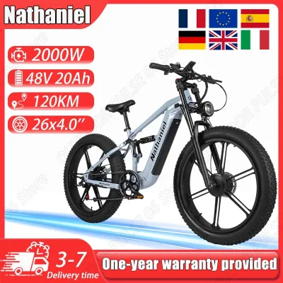 Vélo électrique tout-terrain 7 vitesses adulte